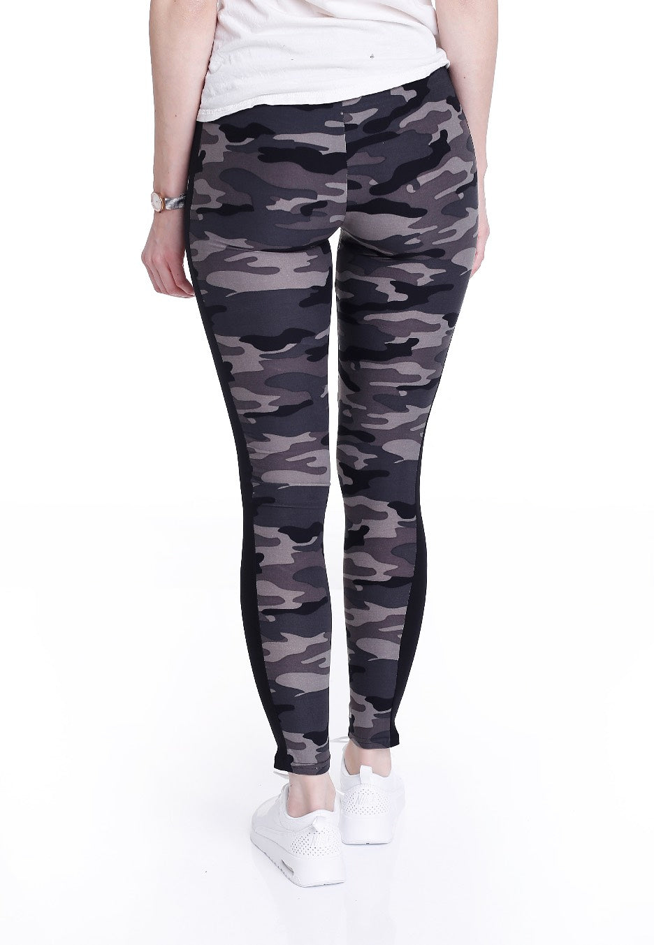 Urban Classics - Camo Stripe Darkcamo/Black - Leggings Shop For Cheap Pice