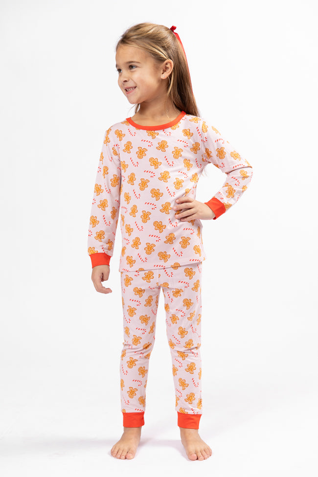 Kid's Under The Stars In Neutral Gingerbread Pajama Set Macy Blackwell X Pink Lily FINAL SALE