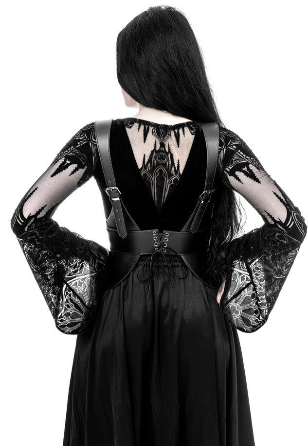 Restyle - Hallows Peplum - Harness Authentic Cheap Pice