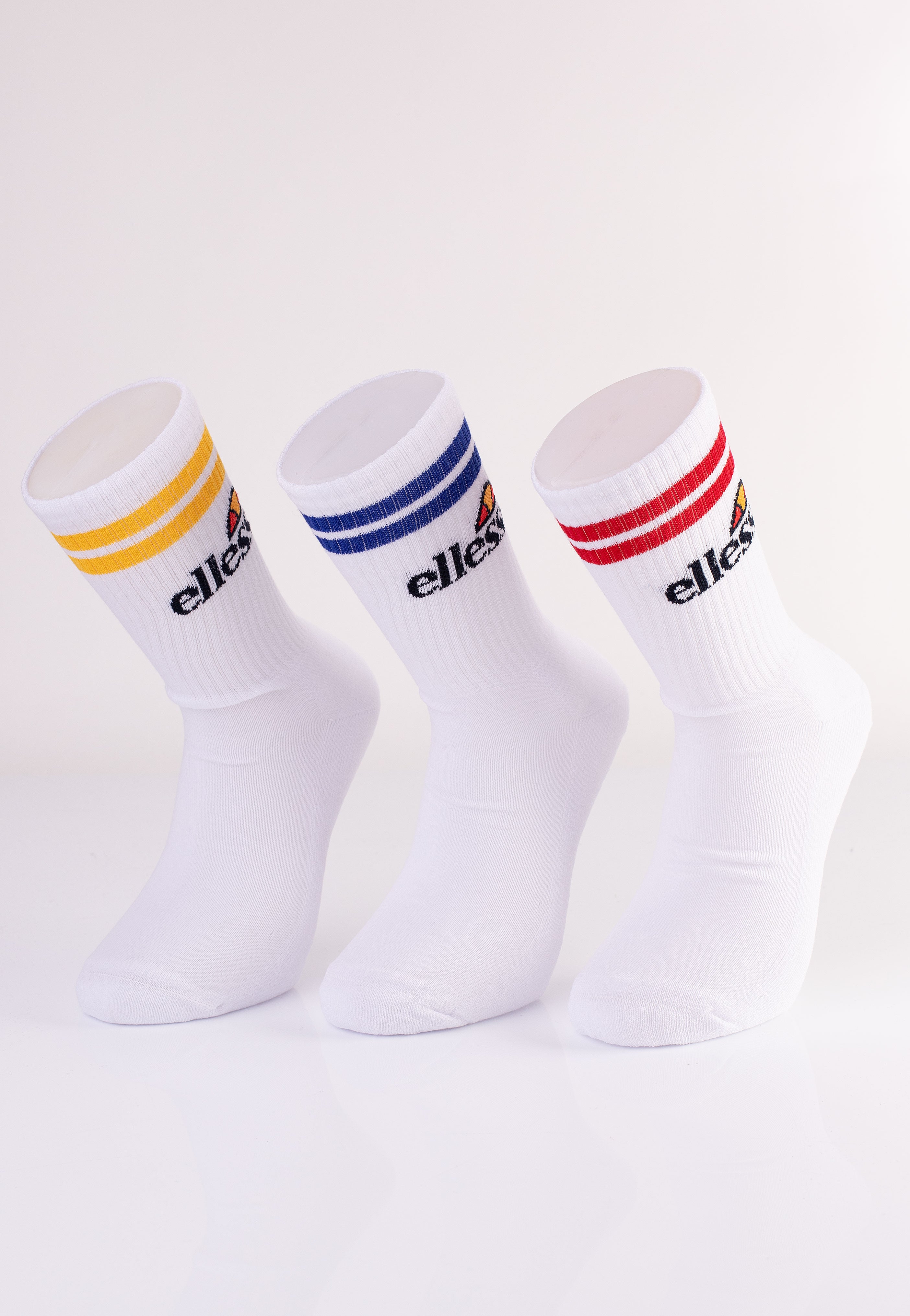 Ellesse - Pullo Pack Of 3 White - Socks Cheap Best Sale