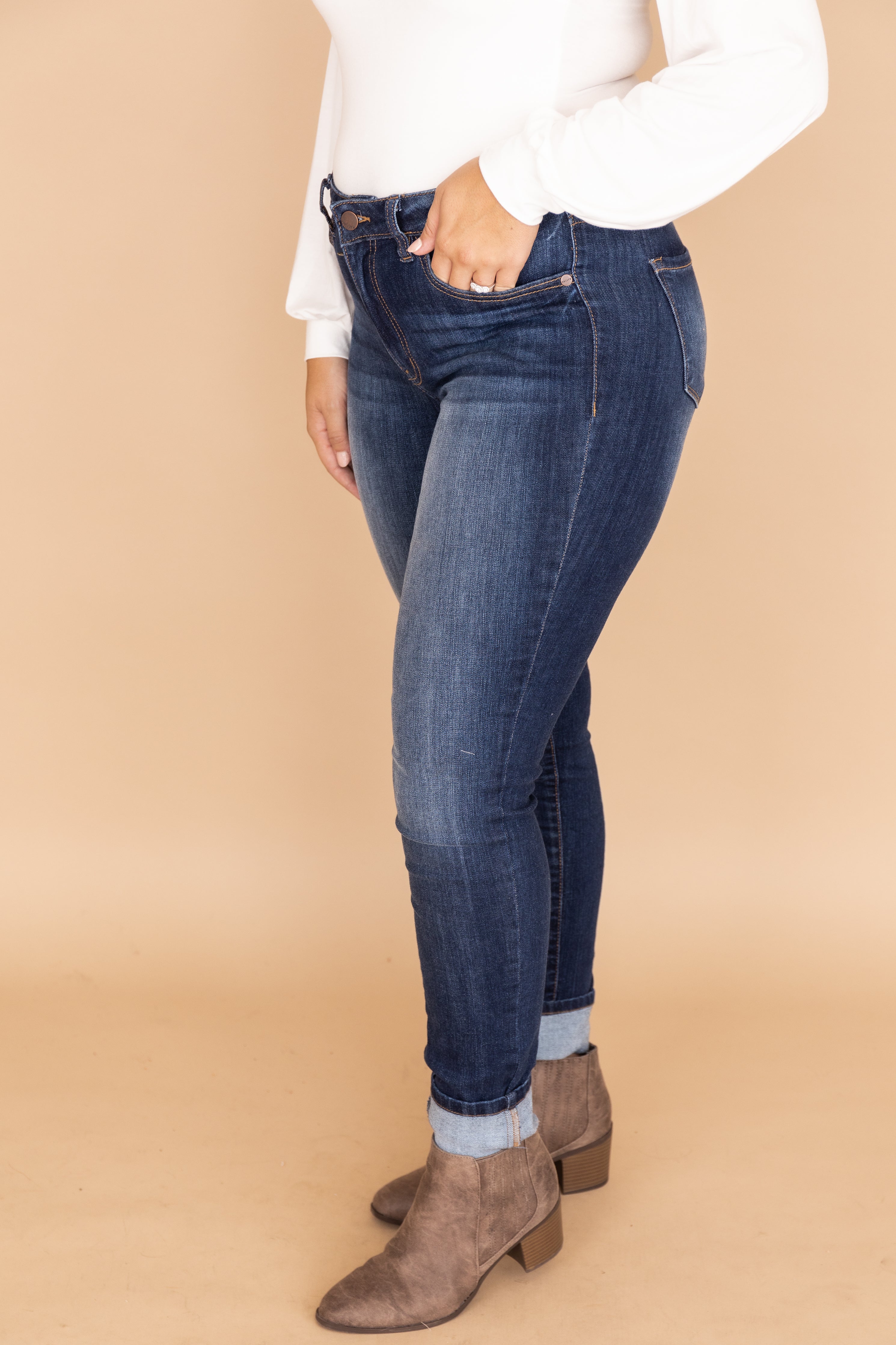 Willa Dark Wash Skinny Jeans FINAL SALE Cheap Sale Good Selling