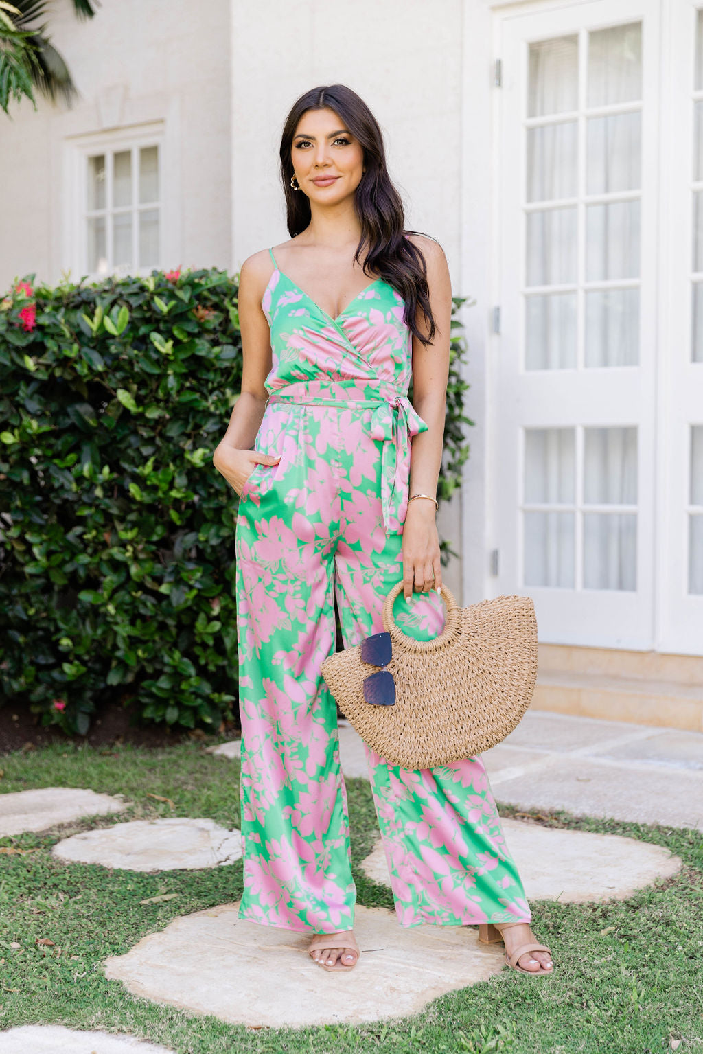 Island Life Lime Floral Jumpsuit FINAL SALE Best Place For Sale