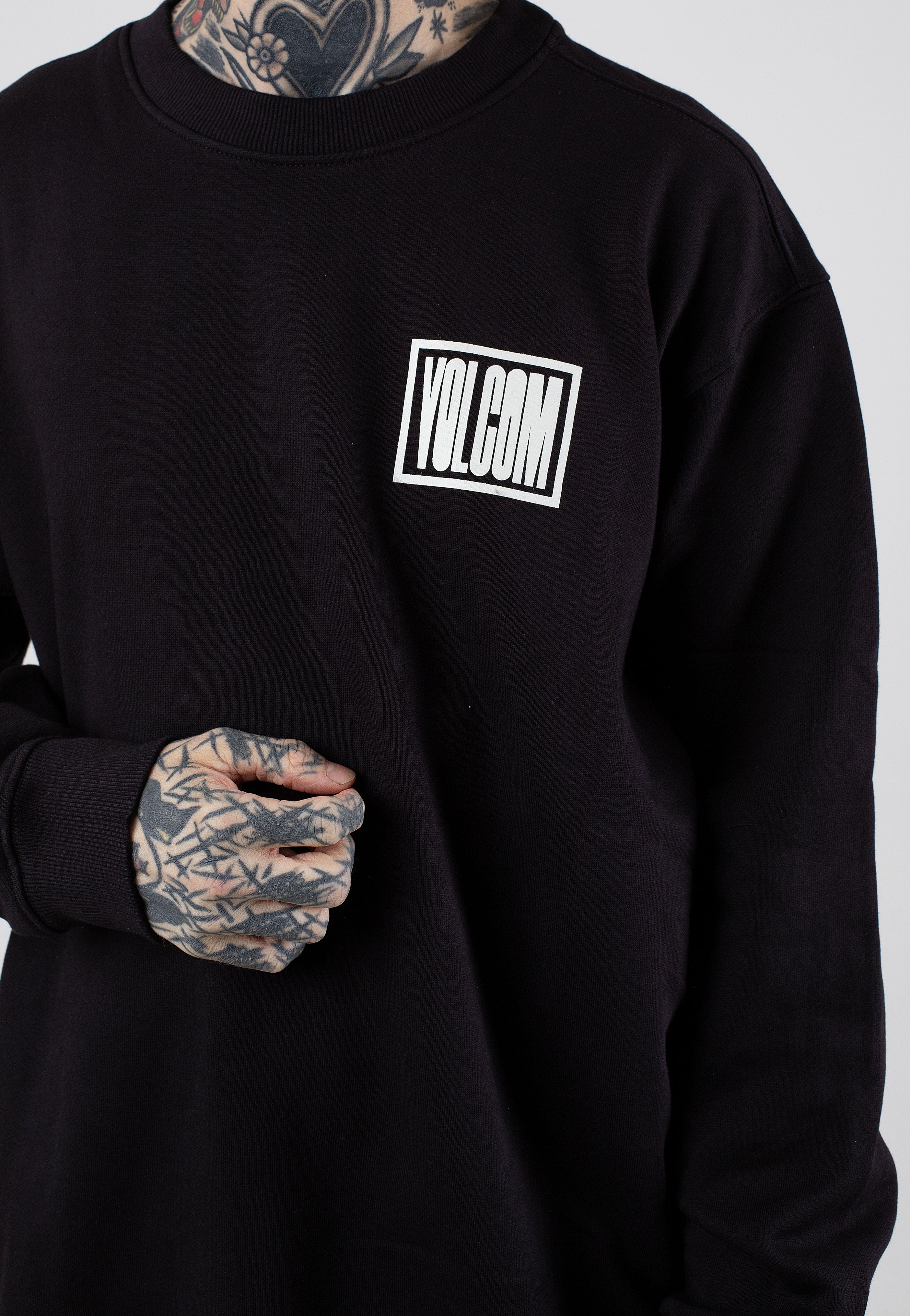 Volcom - Watanite Crew Black - Sweater Sale Best Wholesale