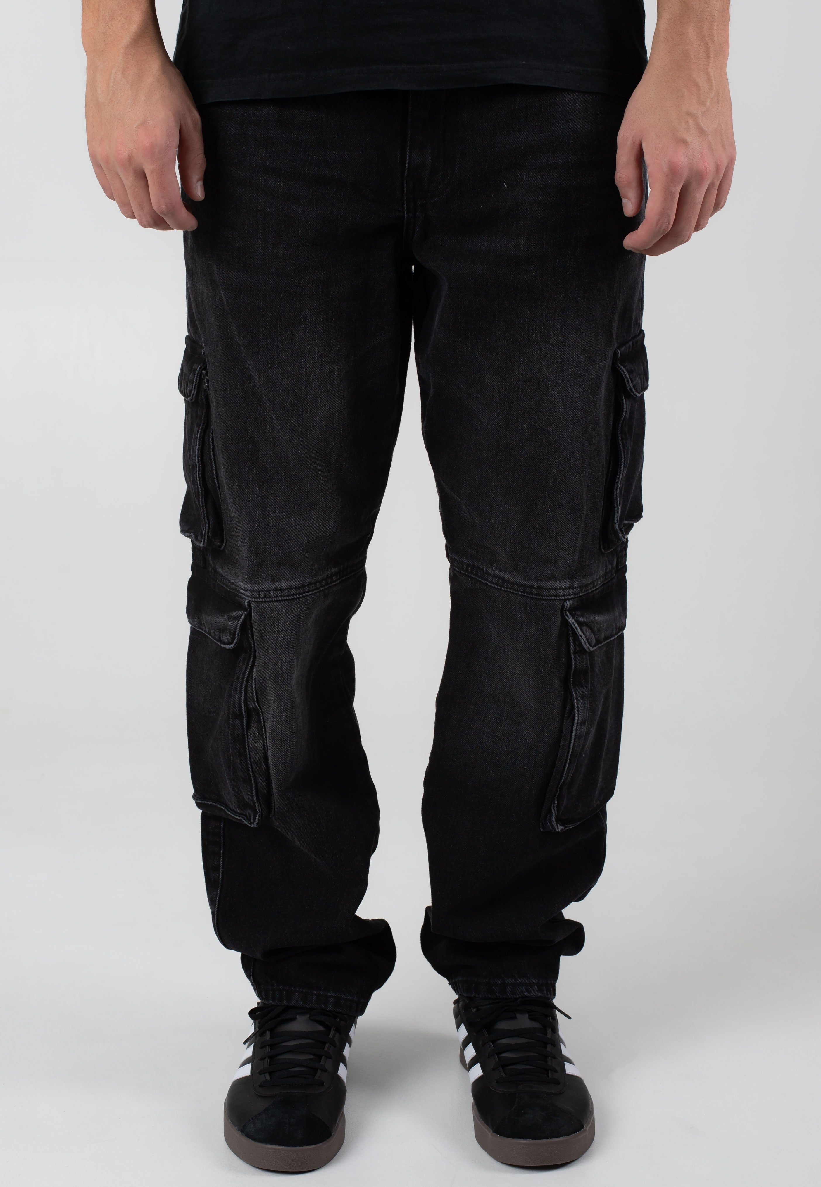 Only & Sons - Edge Str Cargo Washed Black - Jeans Cheap In China