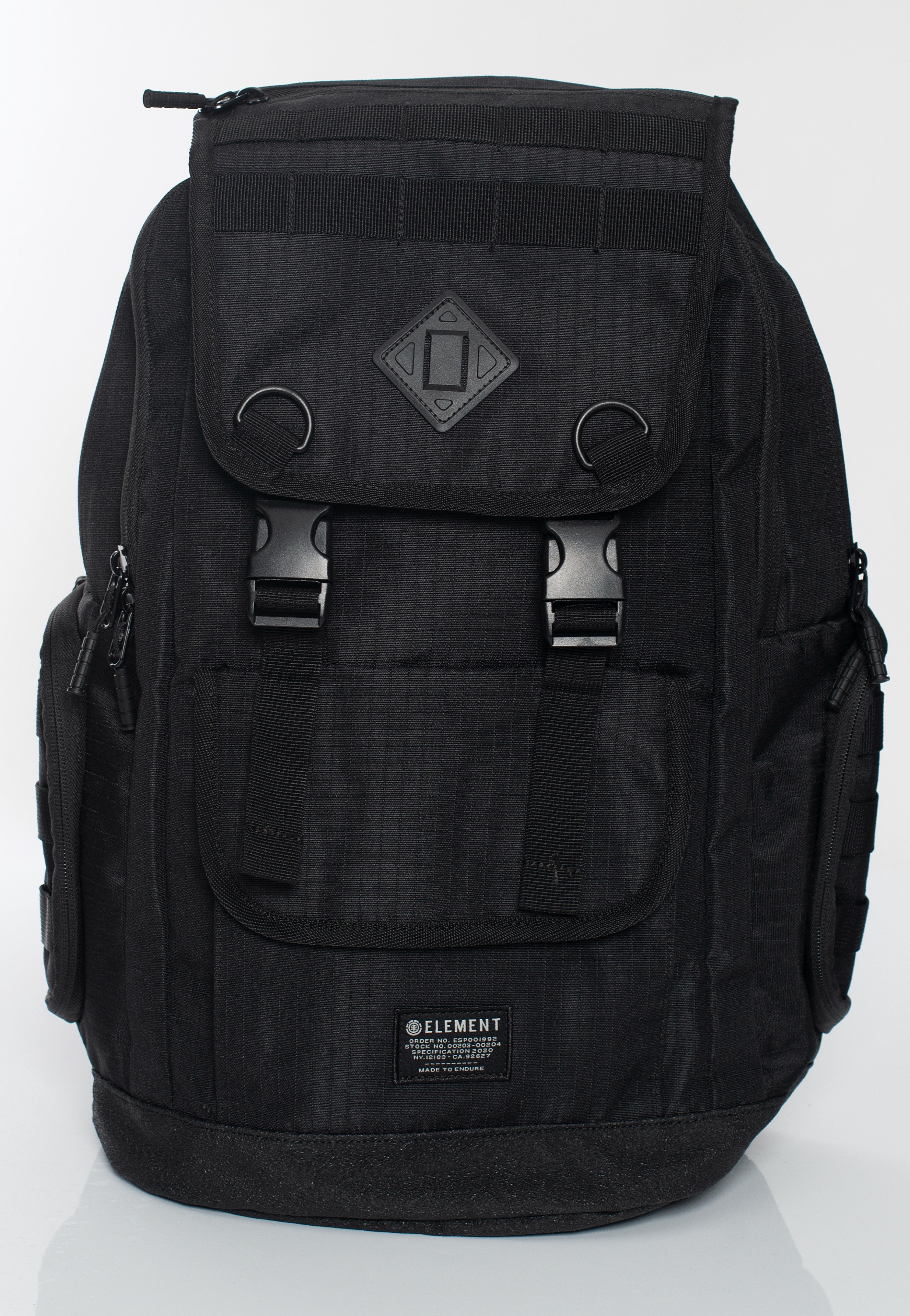 Element - Recruit All Black - Backpack Buy Cheap Wide Range Of