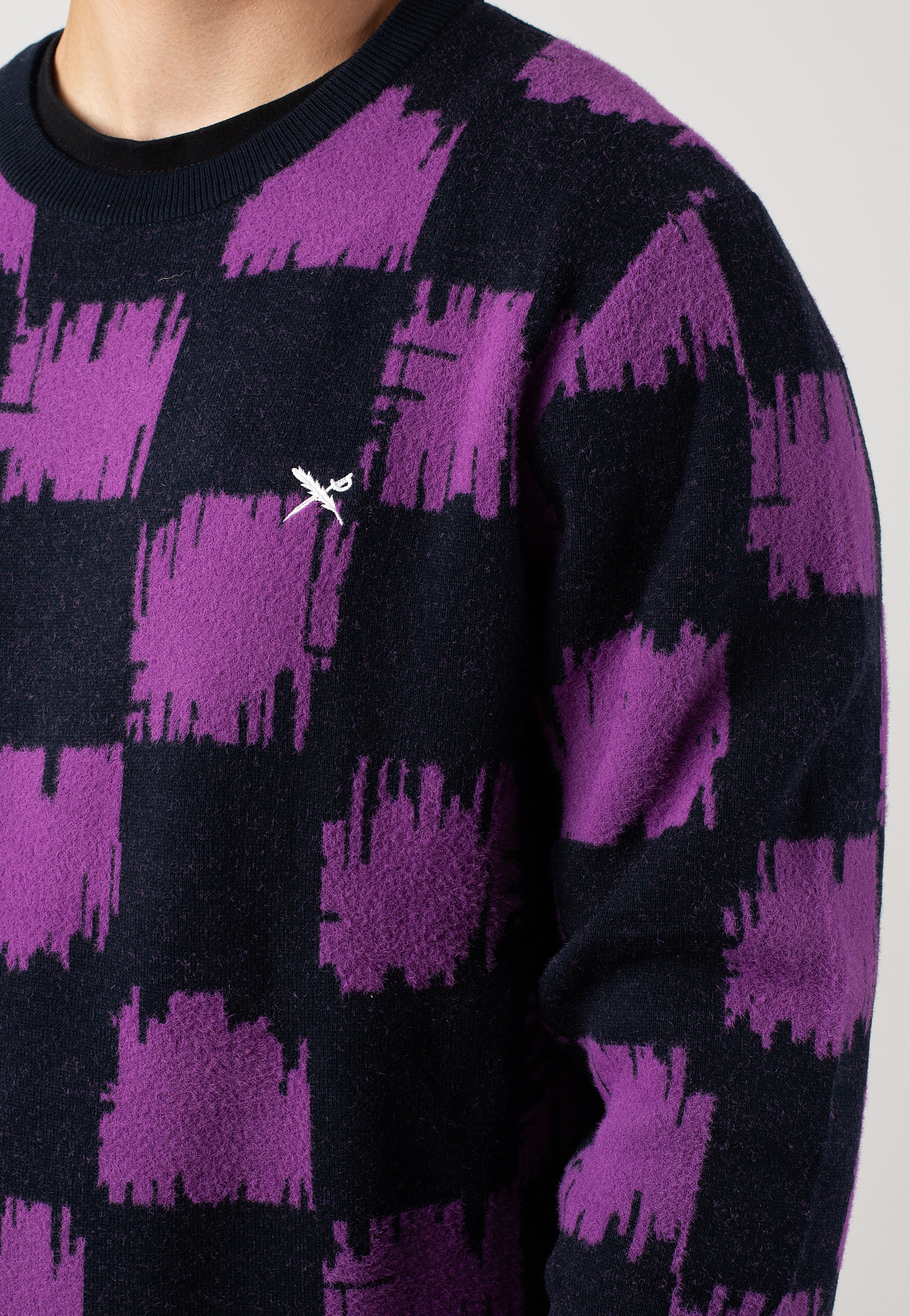 Iriedaily - Switchup Knit Navy Purple - Pullover Cheap Wholesale