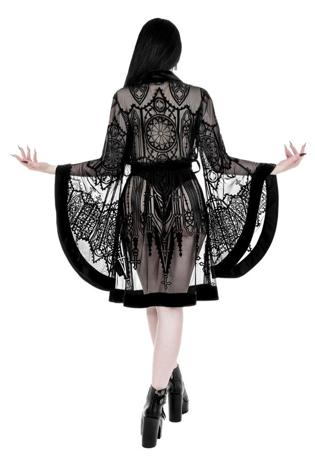 Restyle - Cathedralis Sheer Black - Cloak Buy Cheap With Credit Card