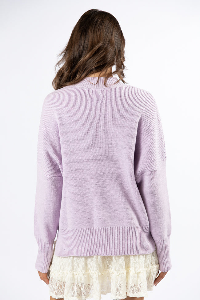 A Great Escape Lilac Oversized Sweater Outlet Huge Surprise