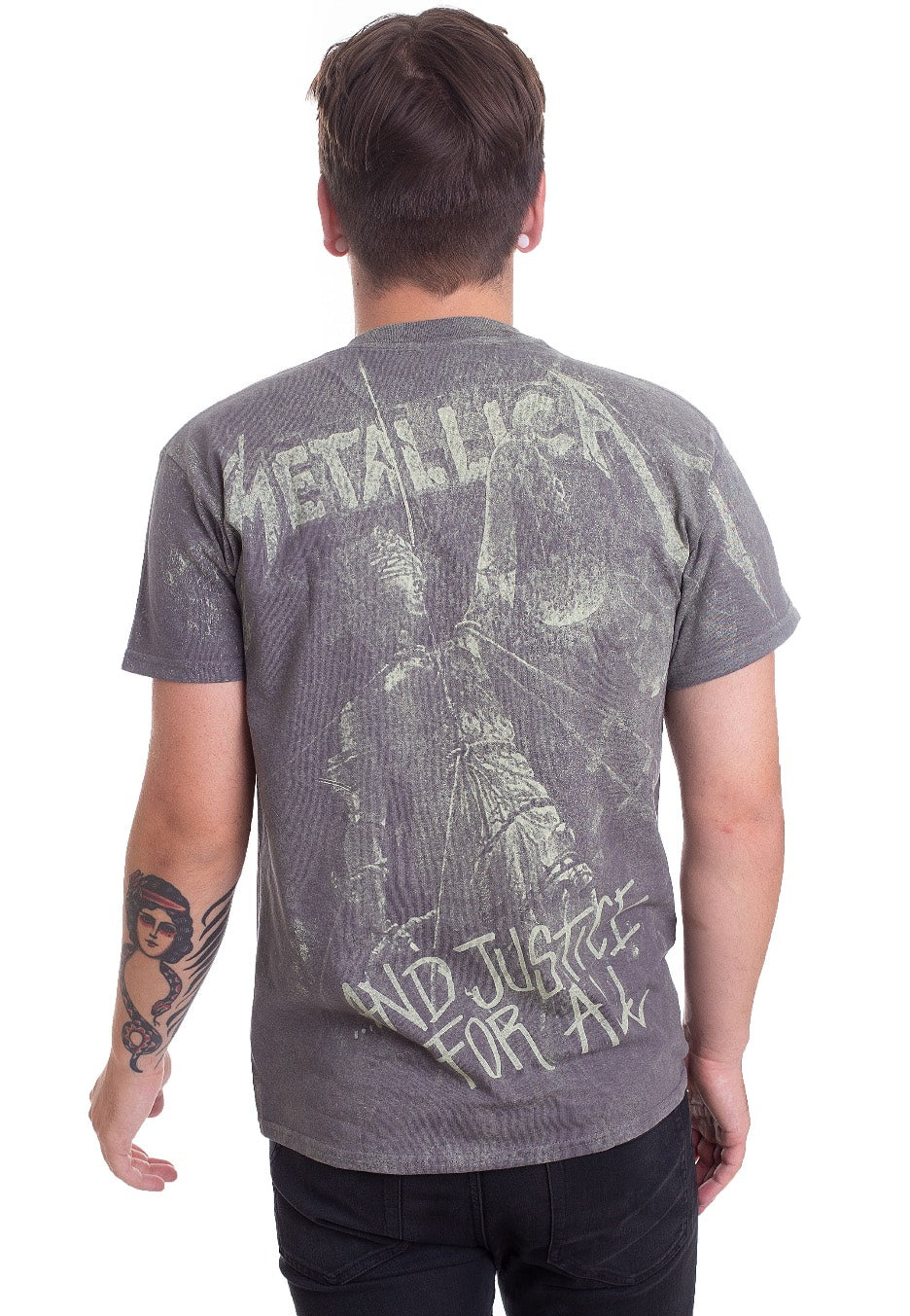 Metallica - Justice Neon All Over - T-Shirt Discount Cheap