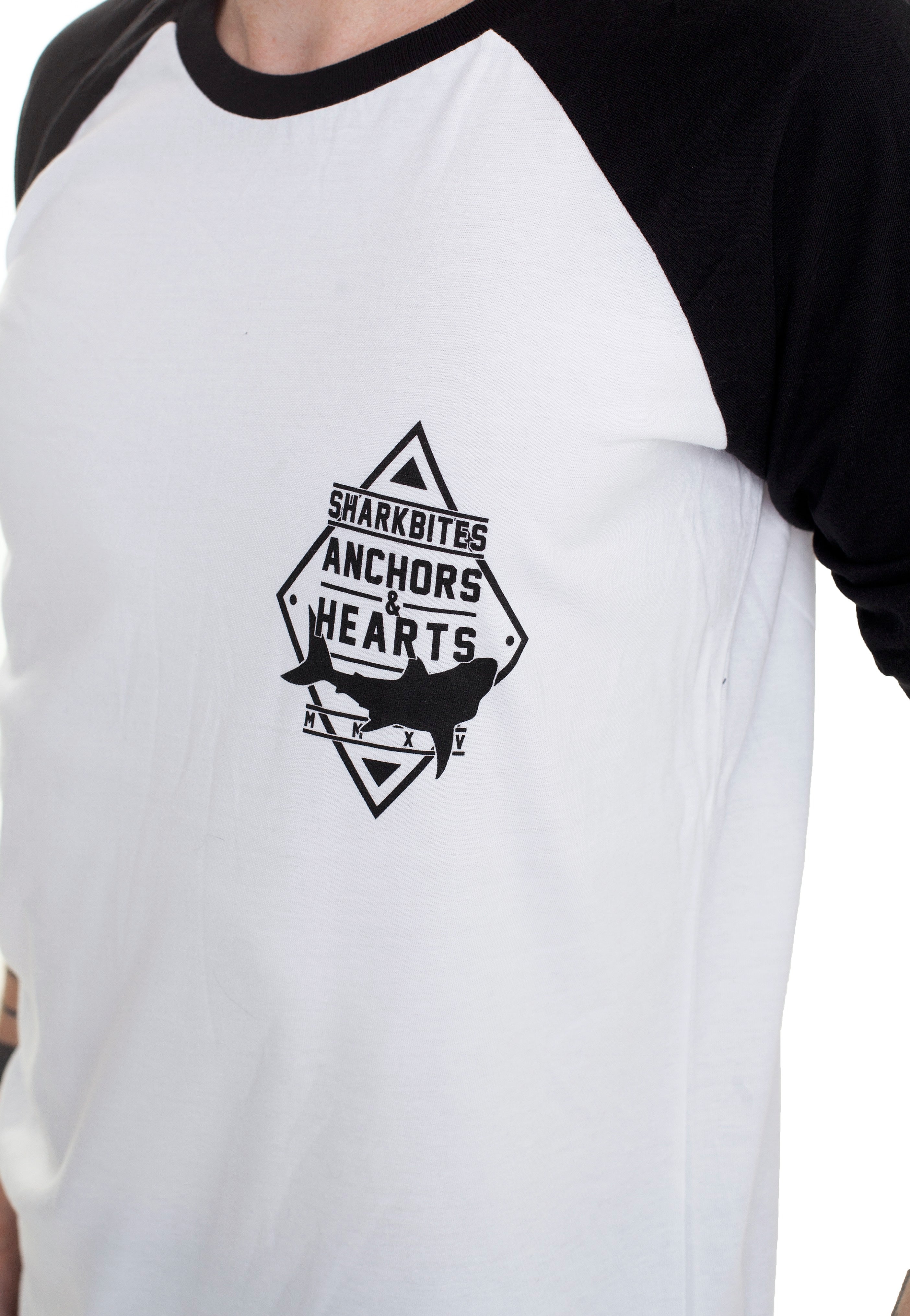 Anchors & Hearts - Sharkbites Baseball - T-Shirt 2025 Newest Sale Online