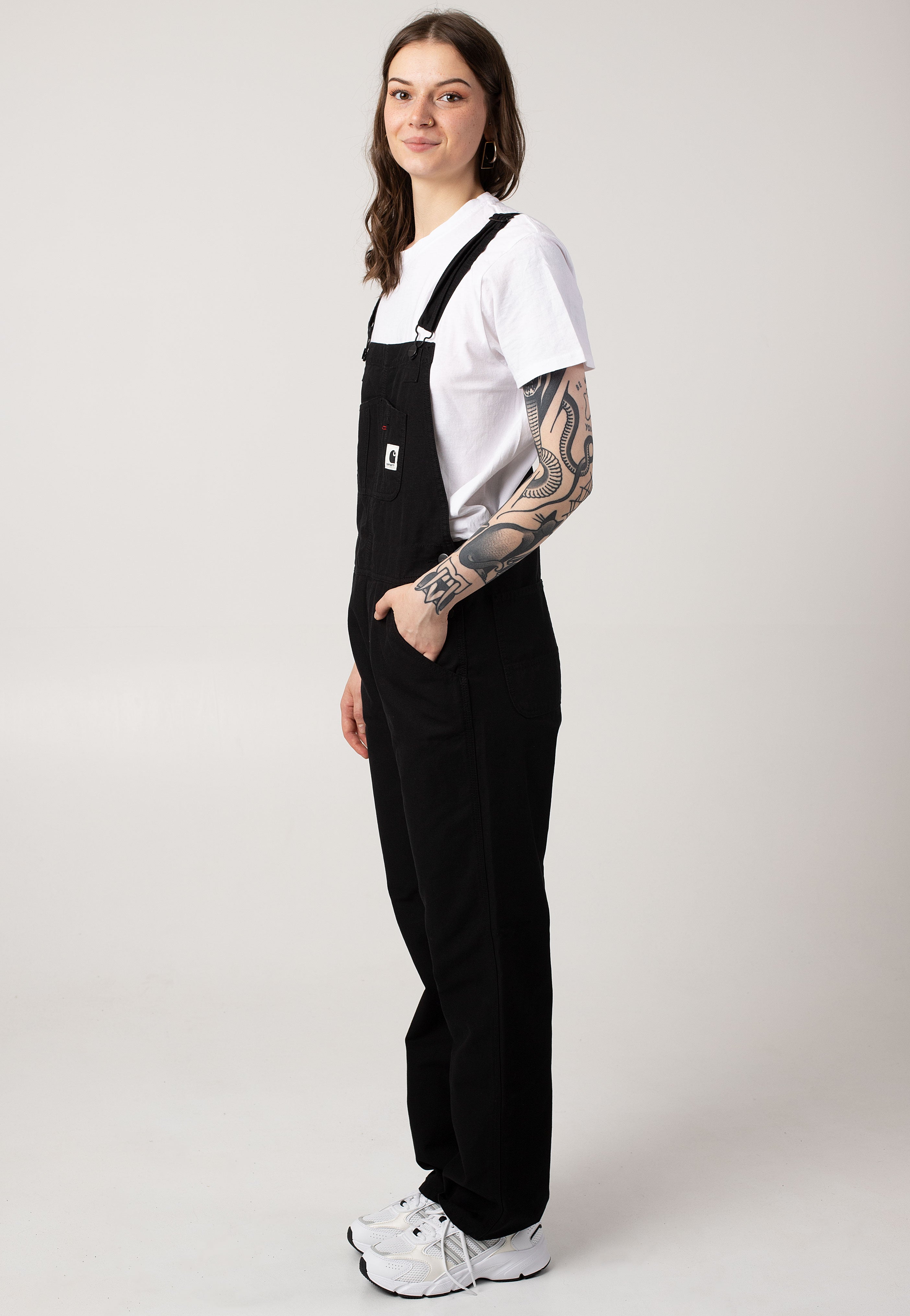 Carhartt WIP - W' Bib Overall Straight Rinsed Black - Pants