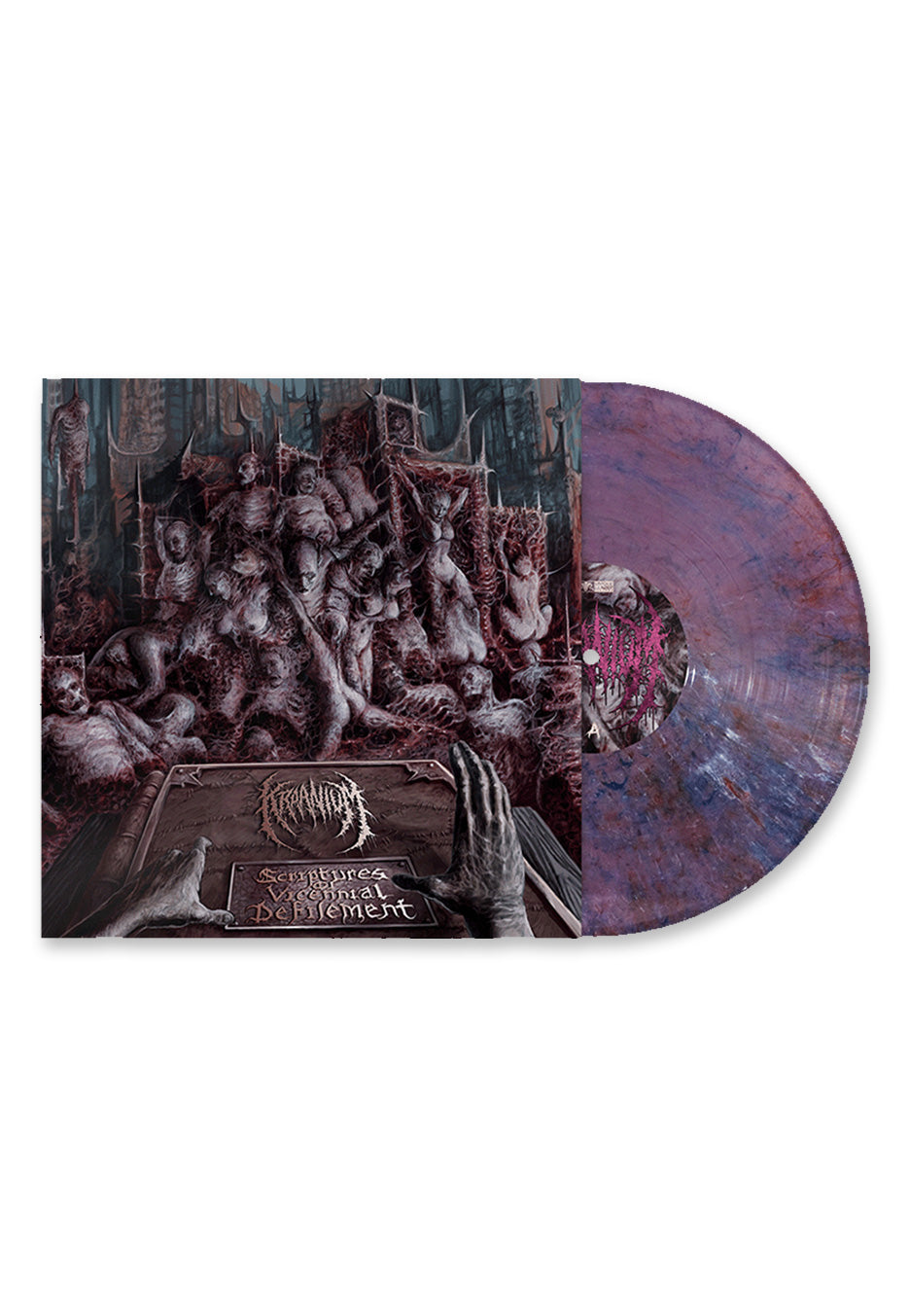 Kraanium - Scriptures Of Vicennial Defilement Purple - Marbled Vinyl Buy Cheap Reliable