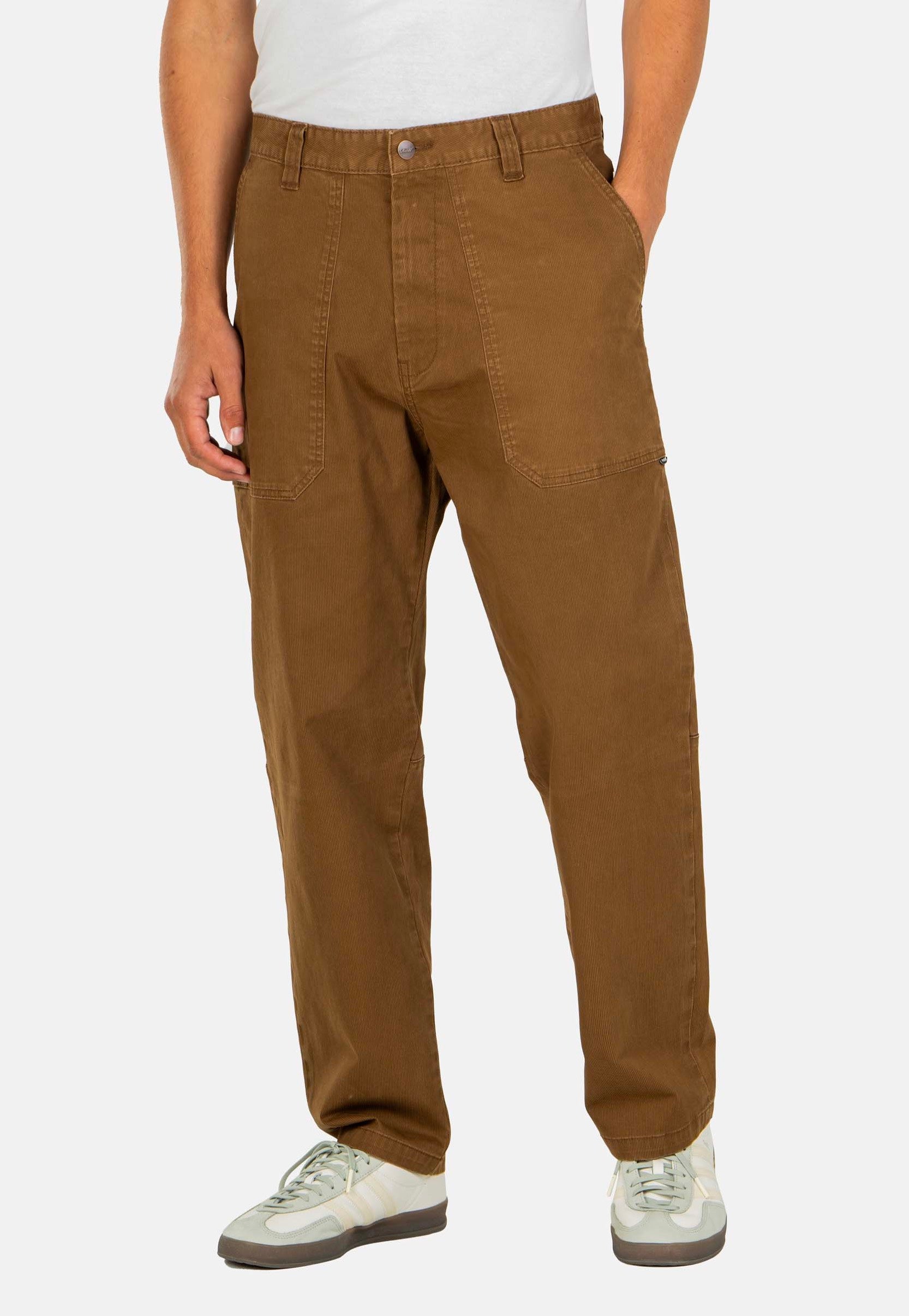 REELL - Parker Desert Kaki Bedford Cord - Pants Fake Cheap Online