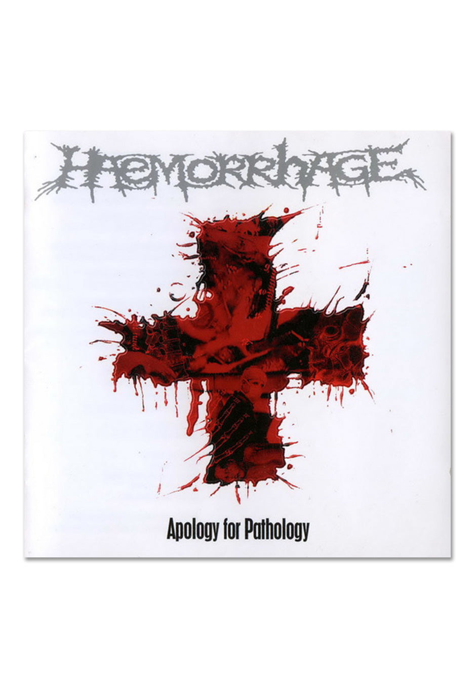 Haemorrhage - Apology For Pathology Ltd. Milky Clear w/ Black/Red/Metallic Silver - Splattered Vinyl Extremely Cheap Online