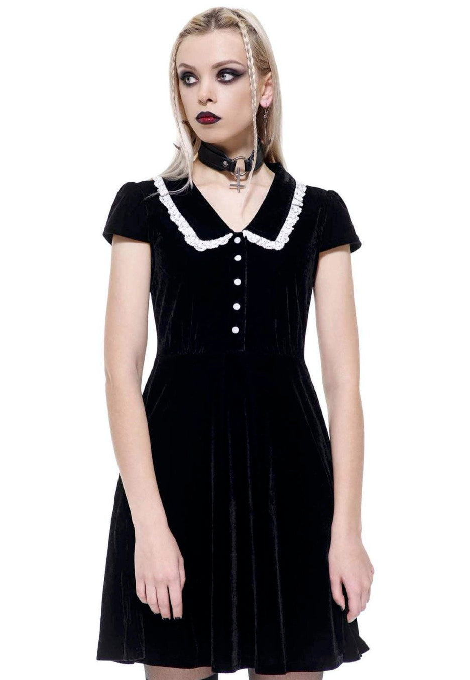 Killstar - Every Mourning Collar Black - Dress Collections Online