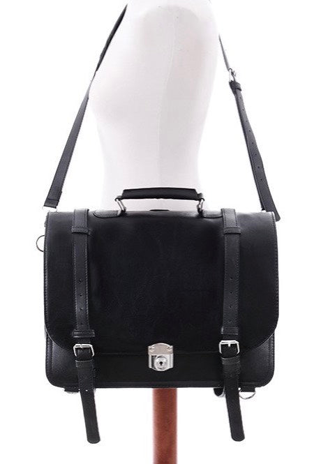 Restyle - Classic Messenger Black - Bag Outlet Online Shop