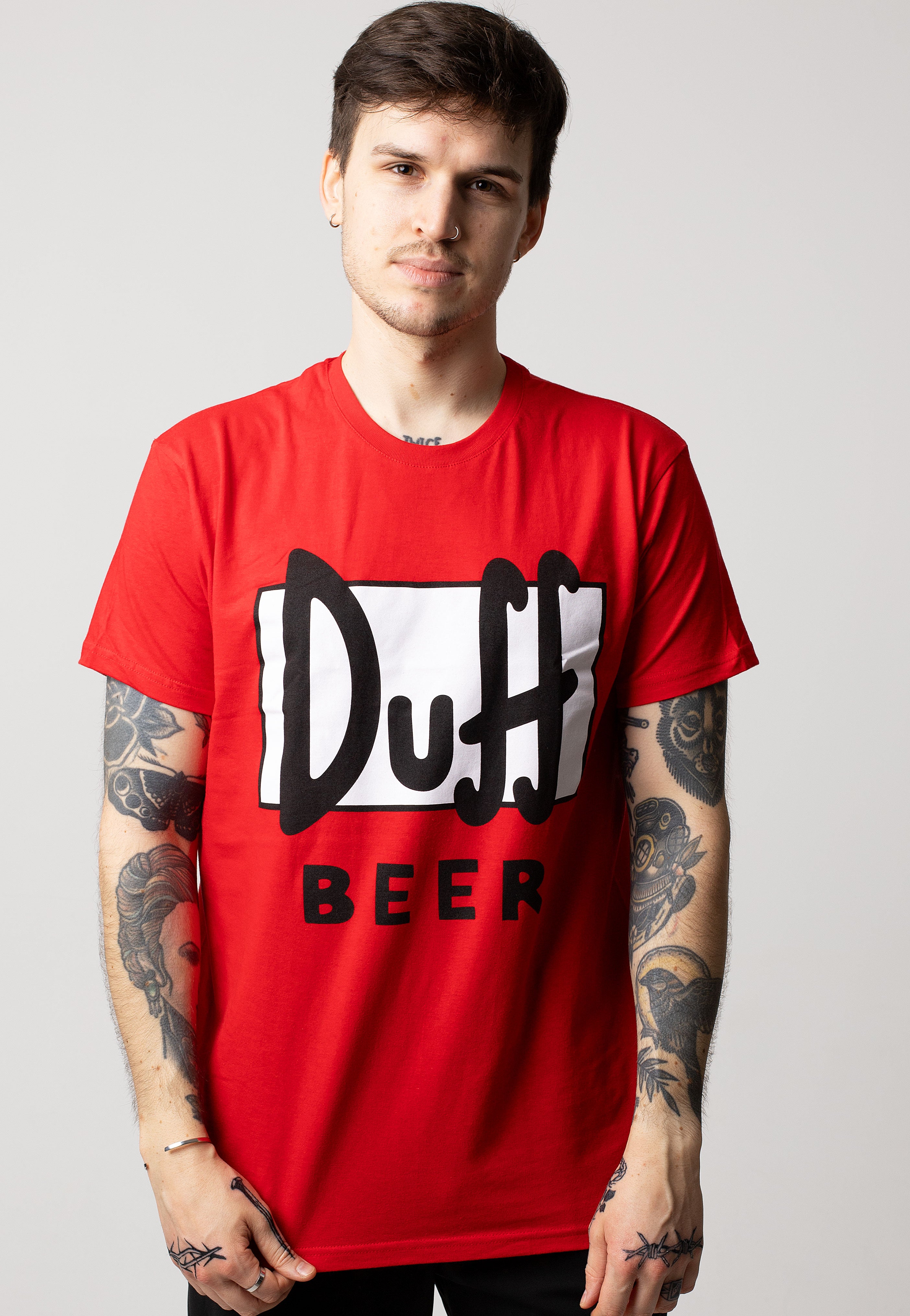 The Simpsons - Duff Red - T-Shirt Explore