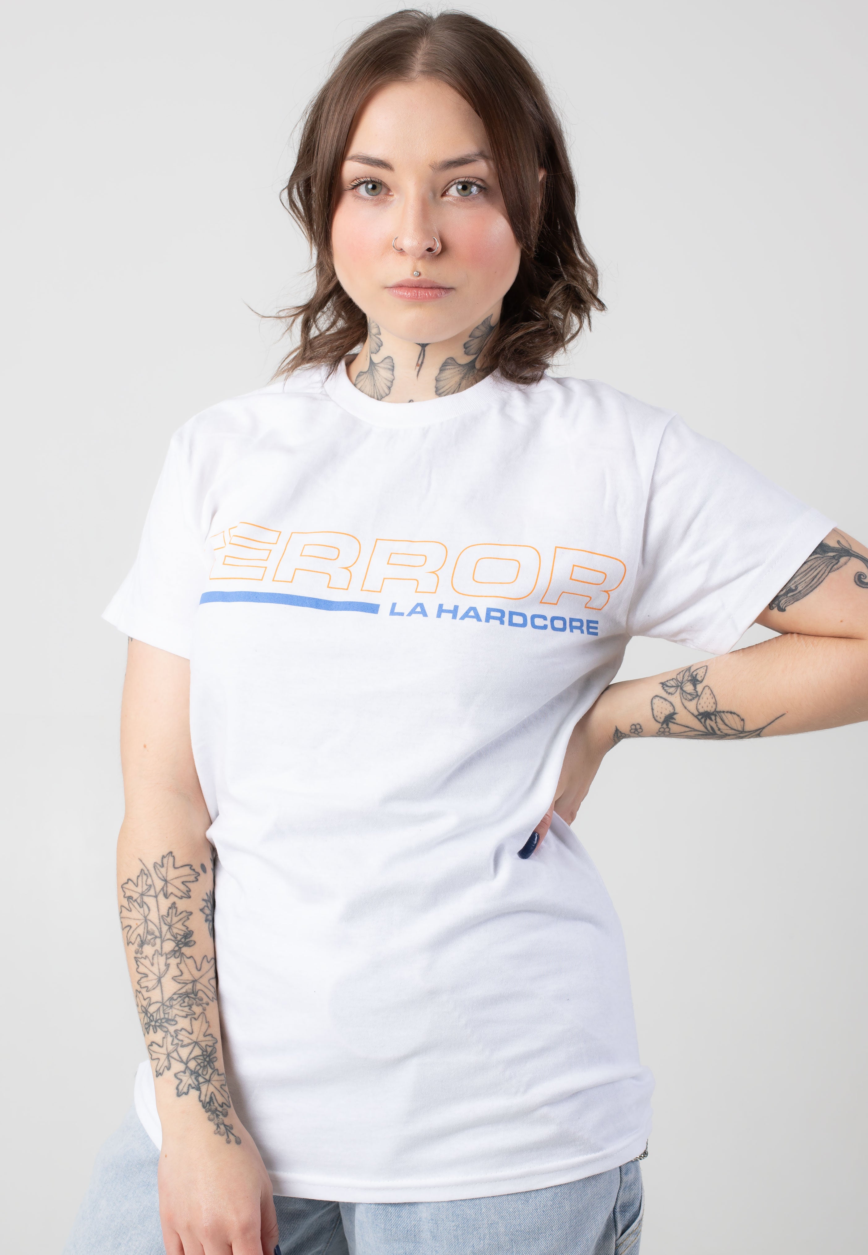 Terror - Out Of My Face White - T-Shirt Affordable Online