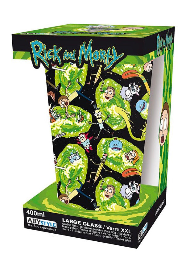 Rick And Morty - Portals - Glass Discount Largest Supplier