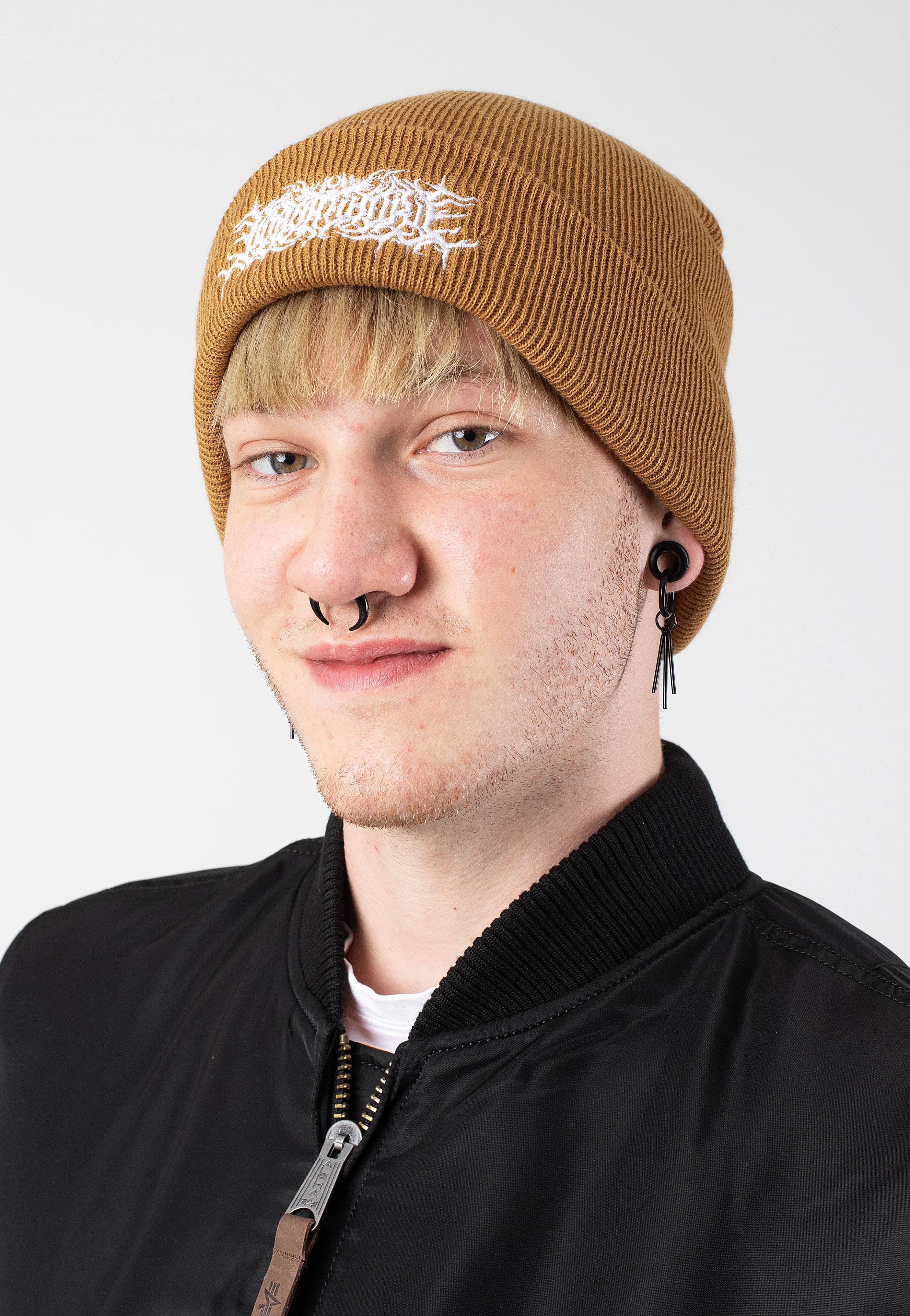 Lorna Shore - Logo Caramel Brown - Beanie Browse Cheap Pice