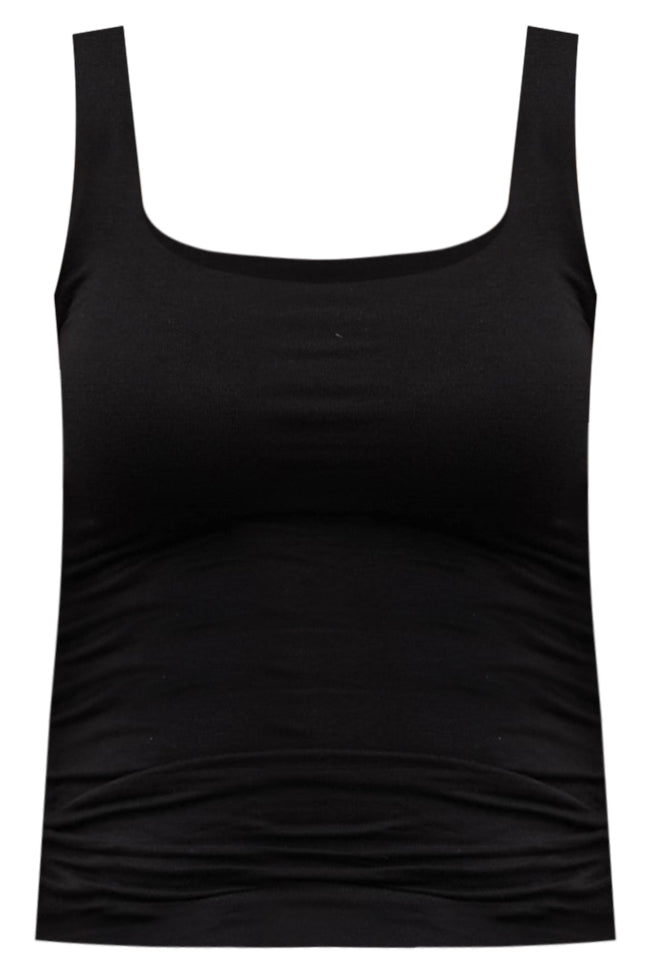 Comfy And Cozy Black Tank FINAL SALE Cheap Pice Wholesale