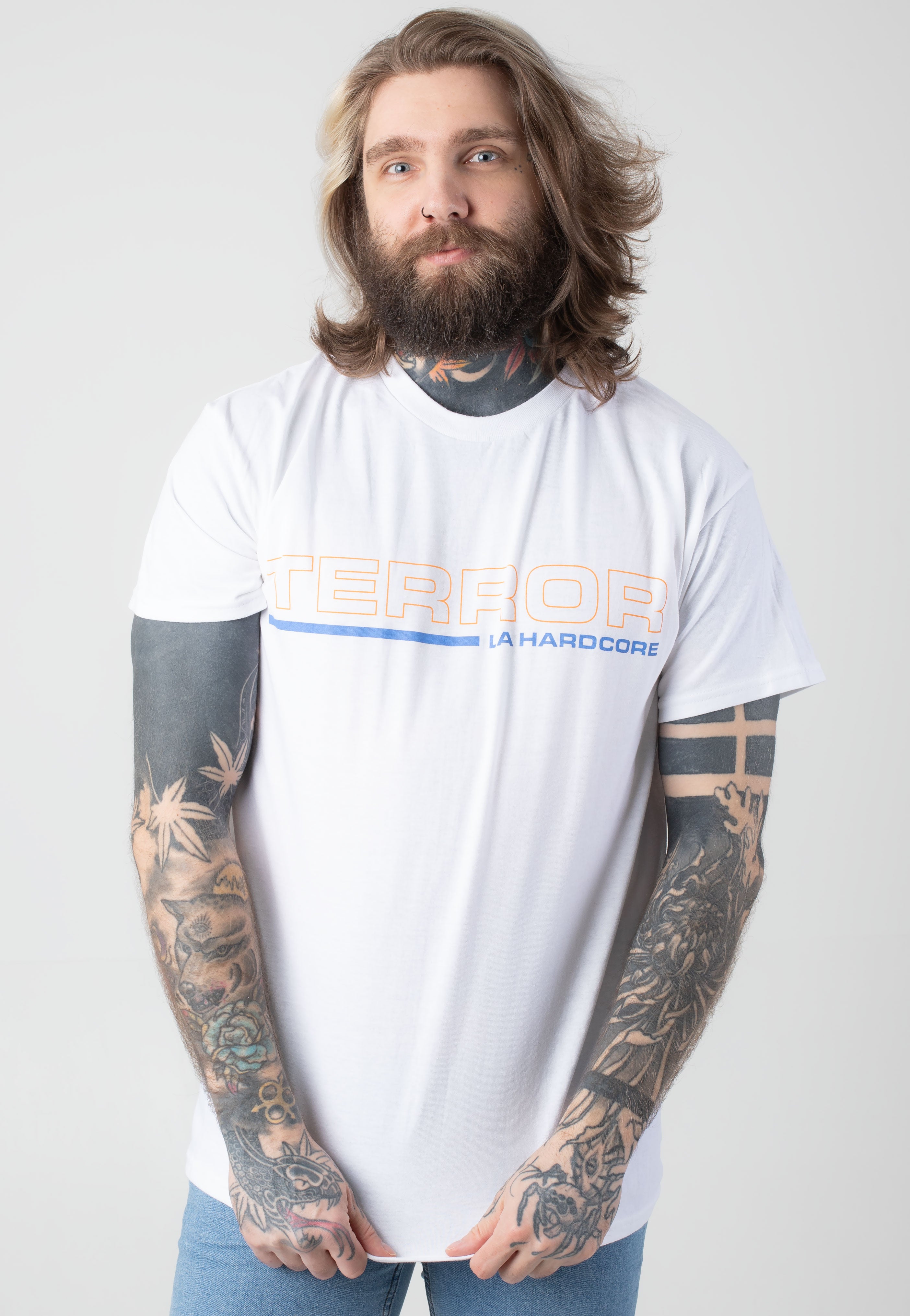 Terror - Out Of My Face White - T-Shirt Affordable Online