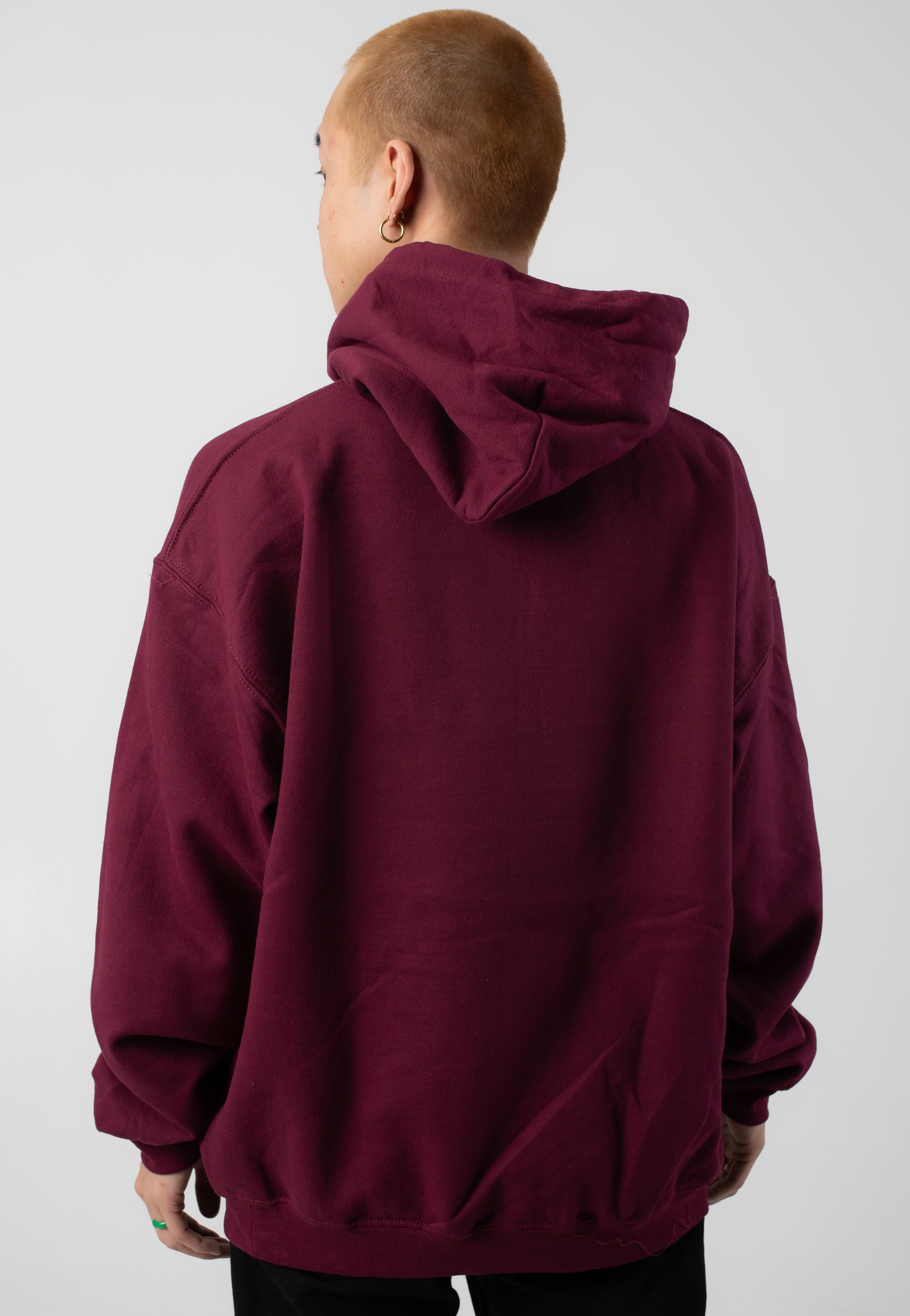 Thrasher x Toy Machine - Vortex Maroon - Hoodie Excellent