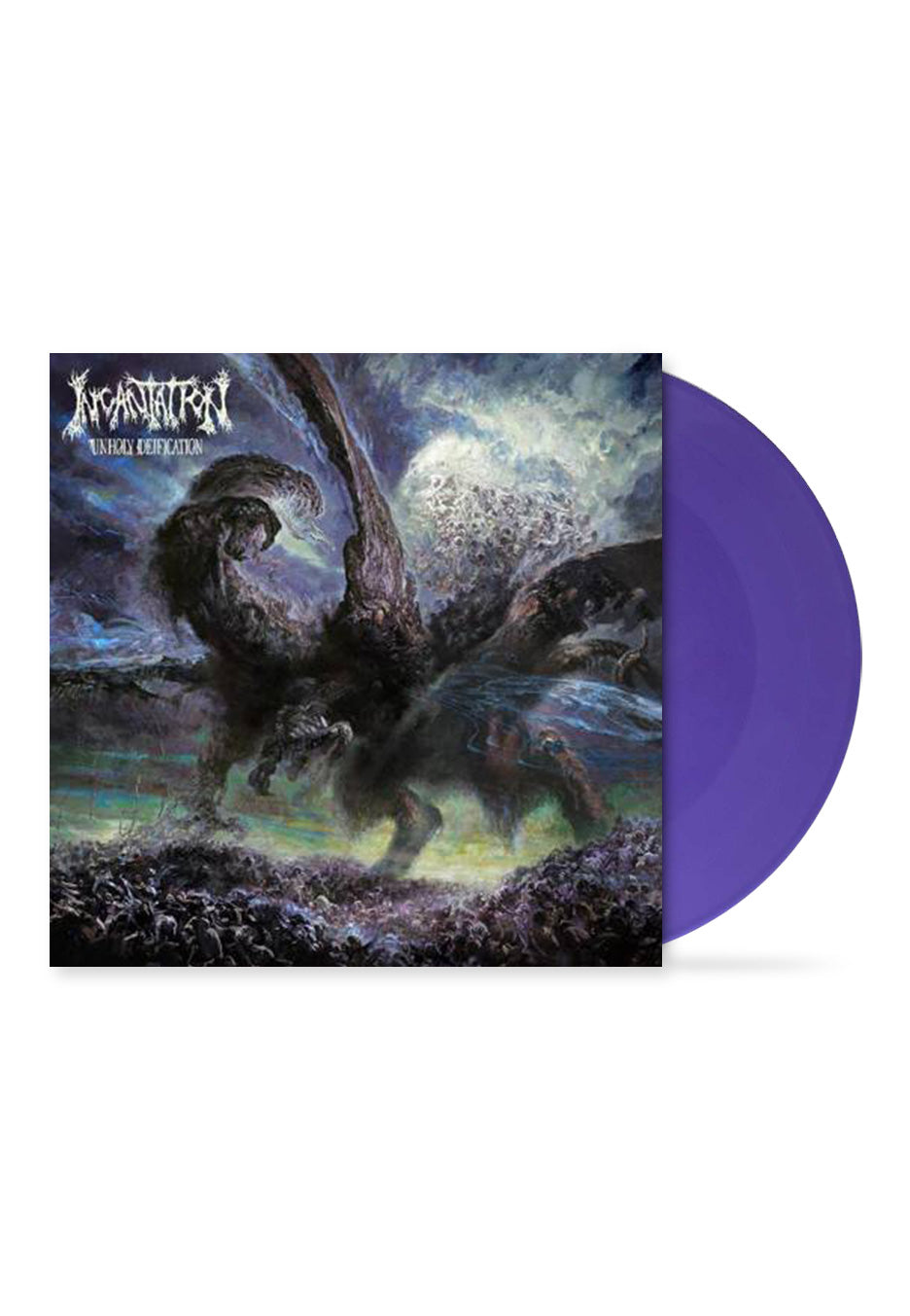 Incantation - Unholy Deification Deep Purple - Colored Vinyl Free Shipping Sale Online