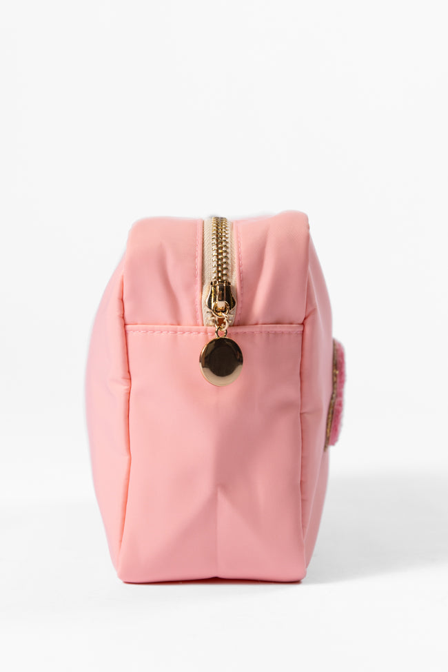 Pink Travel Travel Pouch Outlet View