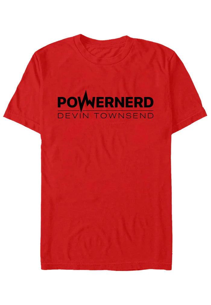 Devin Townsend - Powernerd Logo Red - T-Shirt 2025 Newest Online