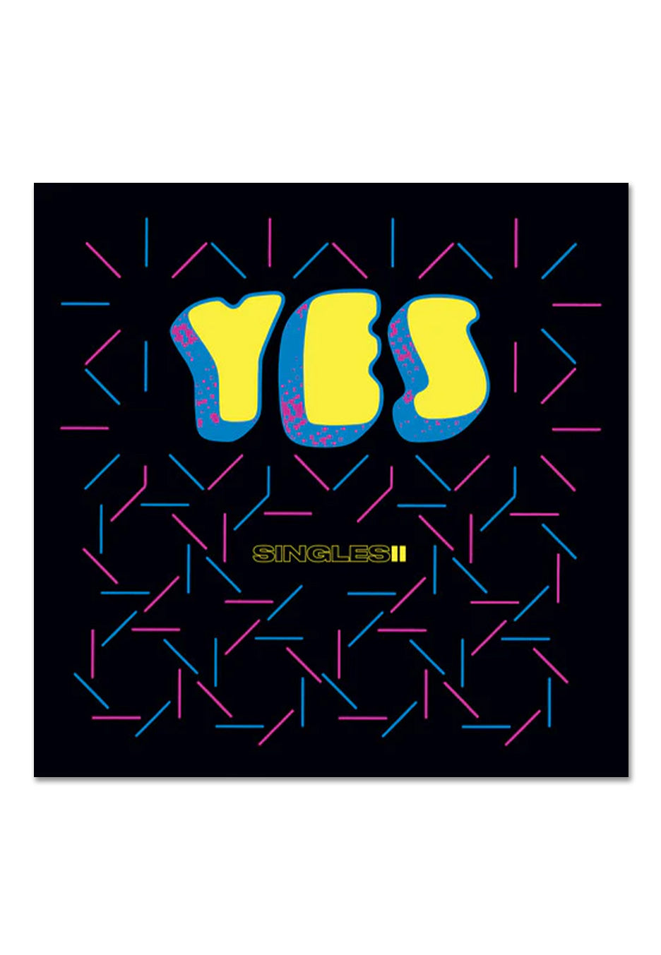 Yes - Yessingles 2 Ltd. White w/ Blue - Splattered Vinyl Shop For Online