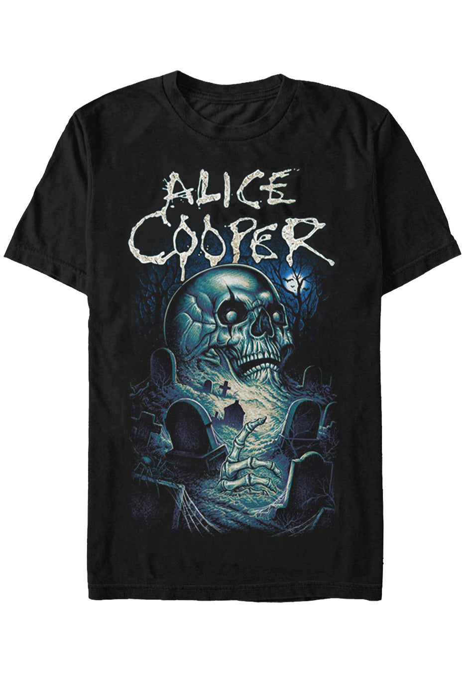 Alice Cooper - Graveyard Blue - T-Shirt Sale Best Pices