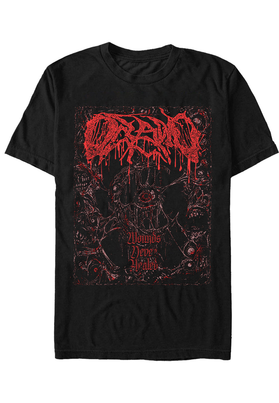 Oceano - Wounds Never Healed - T-Shirt Free Shipping Very Cheap