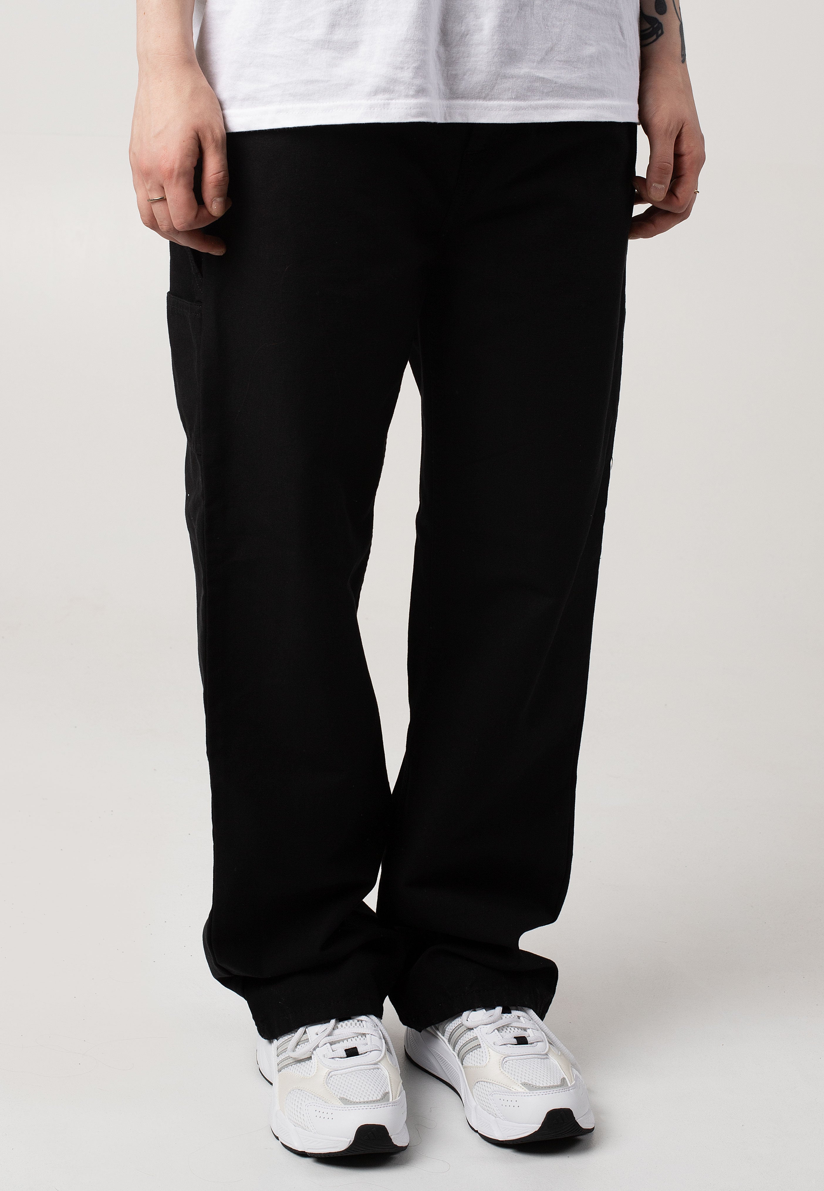 Carhartt WIP - W' Pierce Straight Rinsed Black - Pants