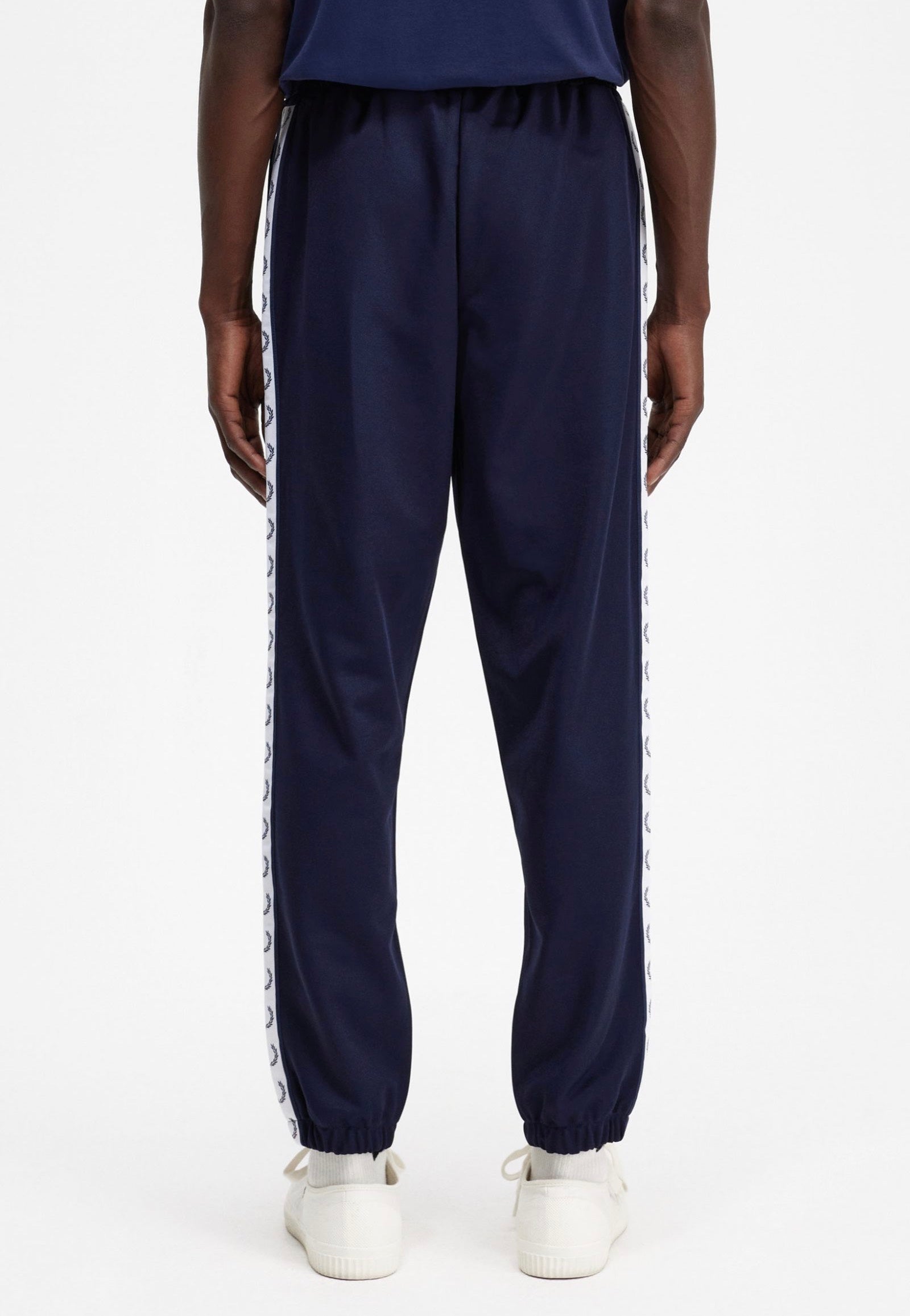 Fred Perry - Taped Track Carbon Blue - Pants Clearance Factory Outlet