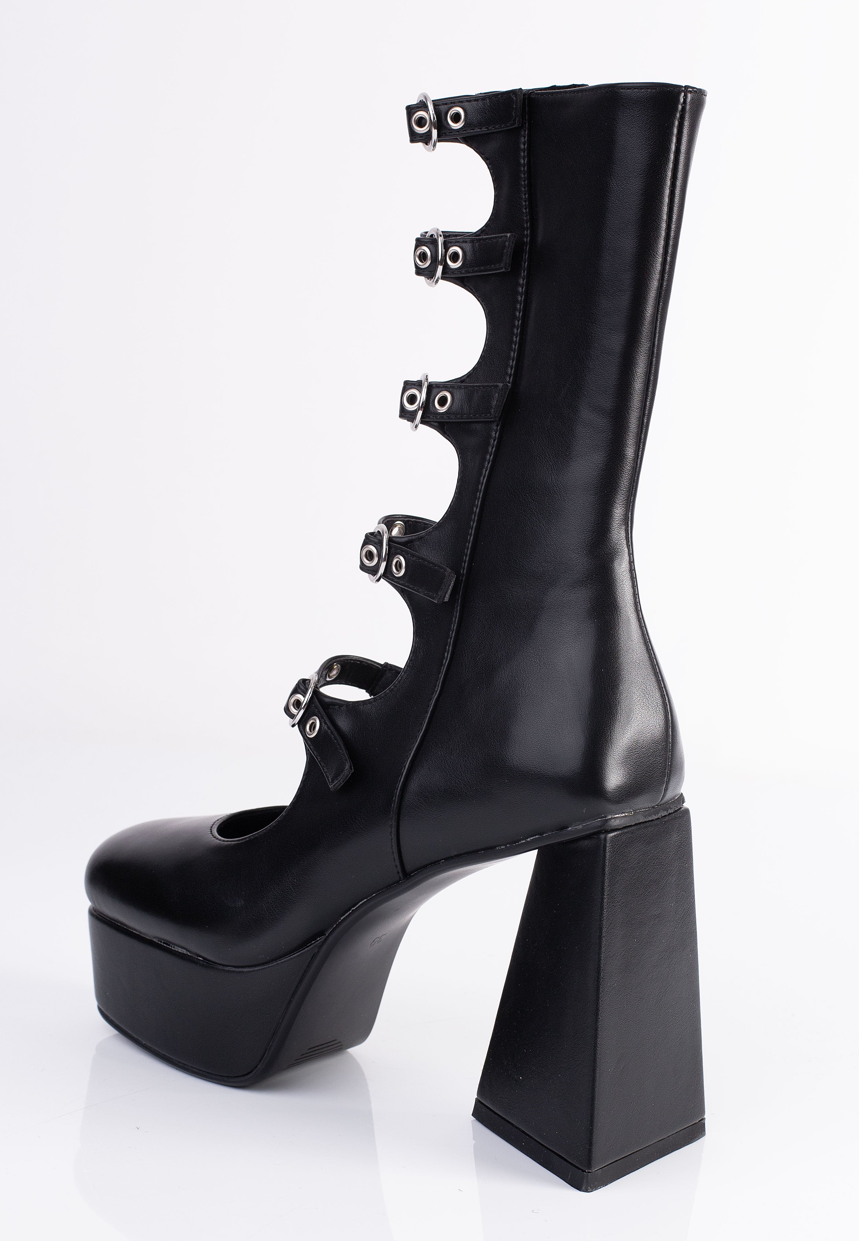 Lamoda - Padlock Platform Calf - Girl Shoes Clearance Recommend