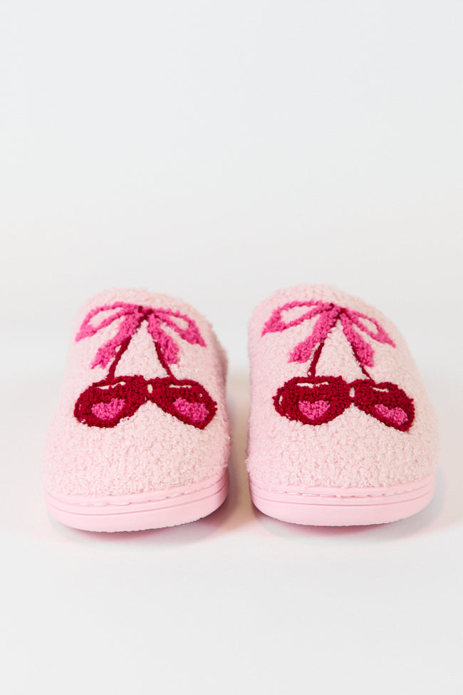 Cherry Bow Slippers Kalee Rogers X Pink Lily FINAL SALE Official Cheap Online