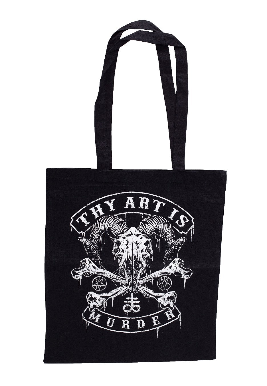 Thy Art Is Murder - Baphomet Skull - Tote Bag Discount Sast