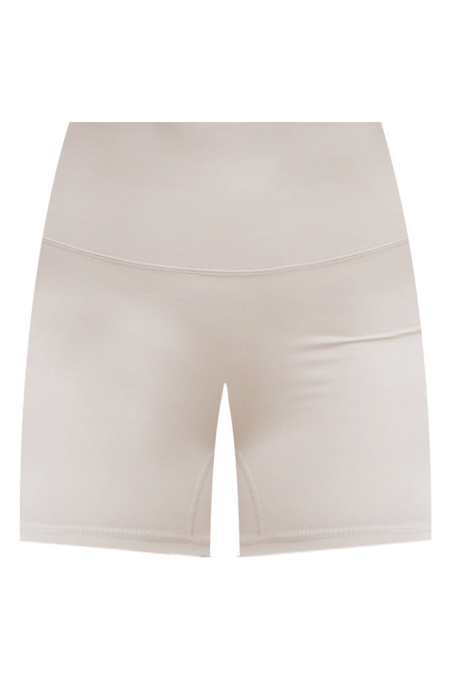 Pushing Forward Taupe Biker Shorts FINAL SALE Outlet Get To Buy