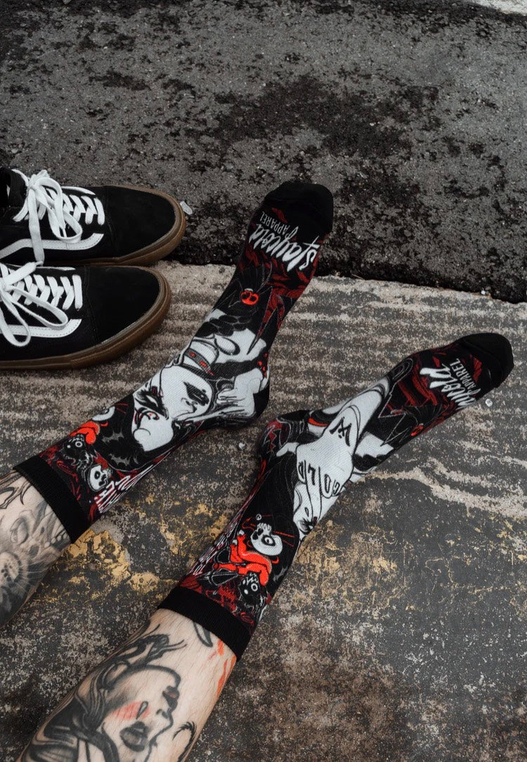 Stay Cold Apparel - Wednesday Hate Black - Socks Fast Delivery Cheap Online