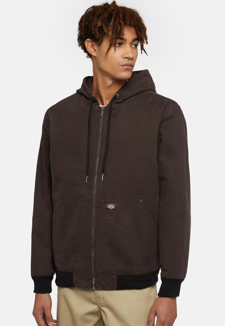 Dickies - Hooded Dark Brown - Jacket Original Online