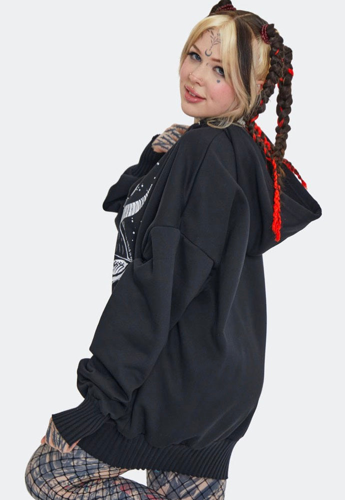 Jawbreaker - Baphomet Printed Oversized Black - Hoodie Genuine Sale Online