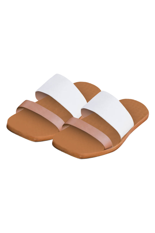 Kiera Double Strap Tan Sandals FINAL SALE Perfect Sale Online