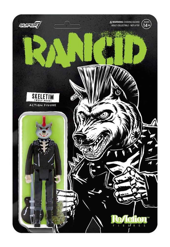 Rancid - Skeletim (Wolf Head) ReAction - Action Figure Tumblr Online