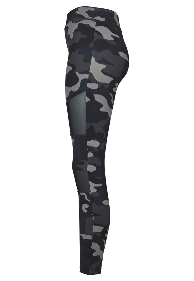 Urban Classics - Ladies Tech Mesh Darkcamo/Black - Leggings Pices Online