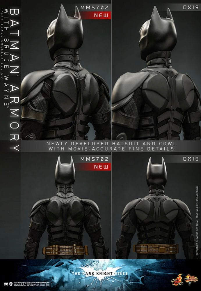 Batman - The Dark Knight Rises Batman Armory With Bruce Wayne 1:6 Movie Masterpiece - Figure Buy Cheap Sast