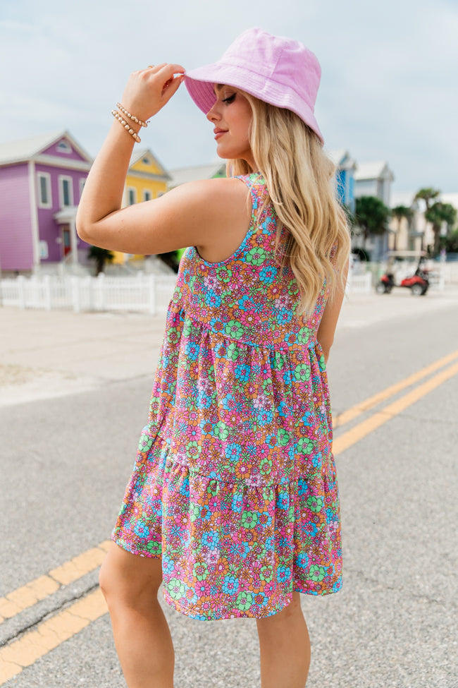 Just Thinking About You Retro Floral Dress FINAL SALE Discount Best