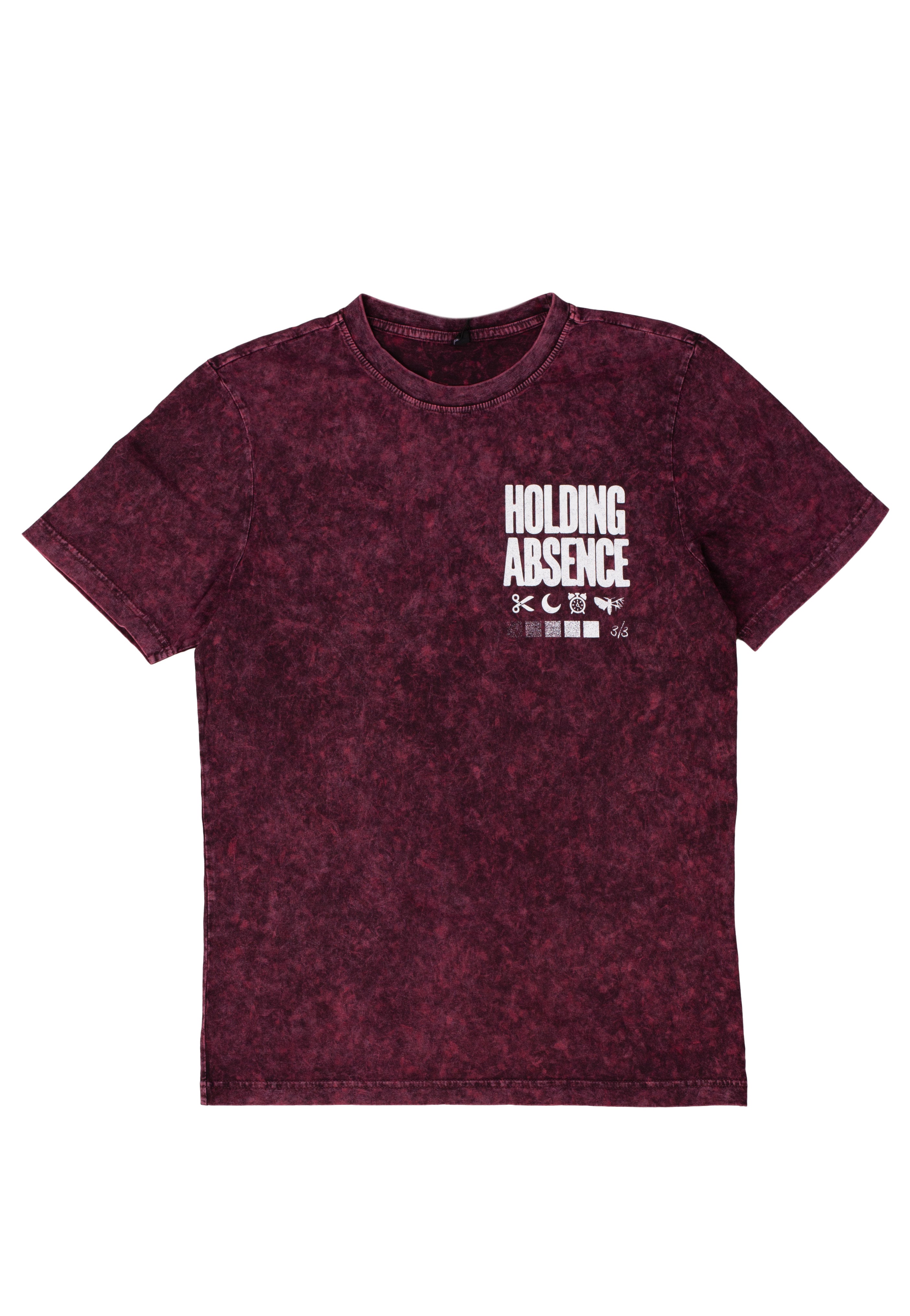 Holding Absence - These New Dreams Berry Black Acid Wash - T-Shirt Discount For Nice