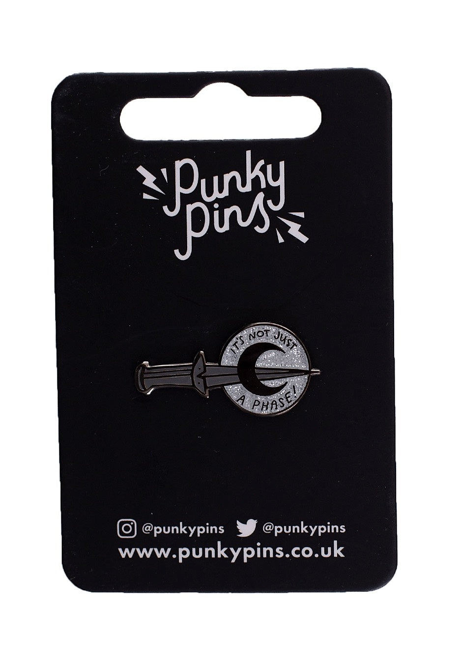 Punky Pins - Not Just A Phase Enamel - Pin Outlet Official Site