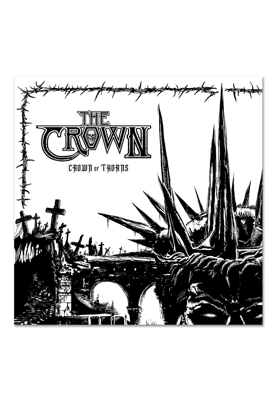 The Crown - Crown Of Thorns Ltd. White Blackdust - Colored Vinyl Sale Browse